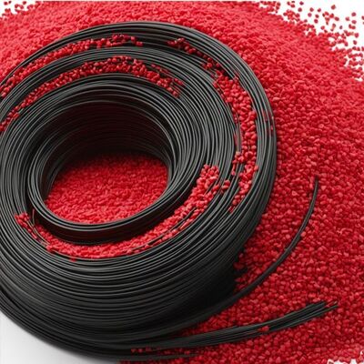 Buy Insulated Cables Deformable PVC Compound Granules Raw Material Heat Resistant OEM online manufacture