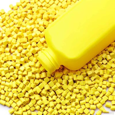 Buy Antiblock EVA Foaming Agent Masterbatch Yellow Color For Cosmetic Bottle Molding online manufacture