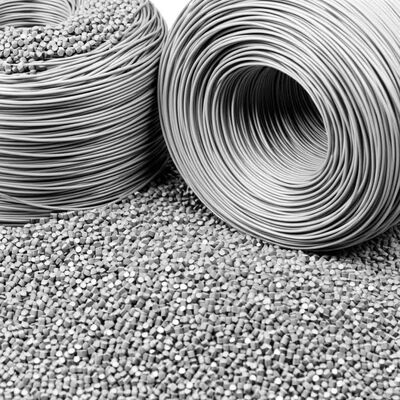 Comprar Granulos compuestos de PVC para extrusión de alambre de red a baja temperatura RAL 7035 Fabricación en línea