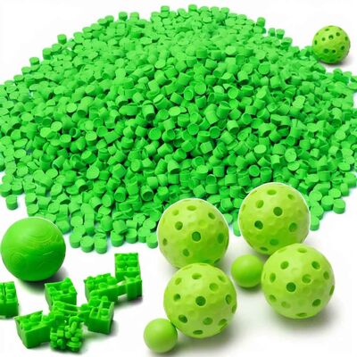 comprar Color verde EVA Masterbatch Pellets de alta dispersión para la espuma de juguete de zapatos Fabricación en línea