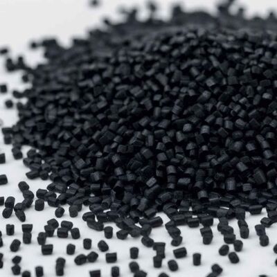 kopen PC ABS Carbon Fiber Conductive Masterbatch Vormbare kunststofkralen voor elektronische apparaten online vervaardiging